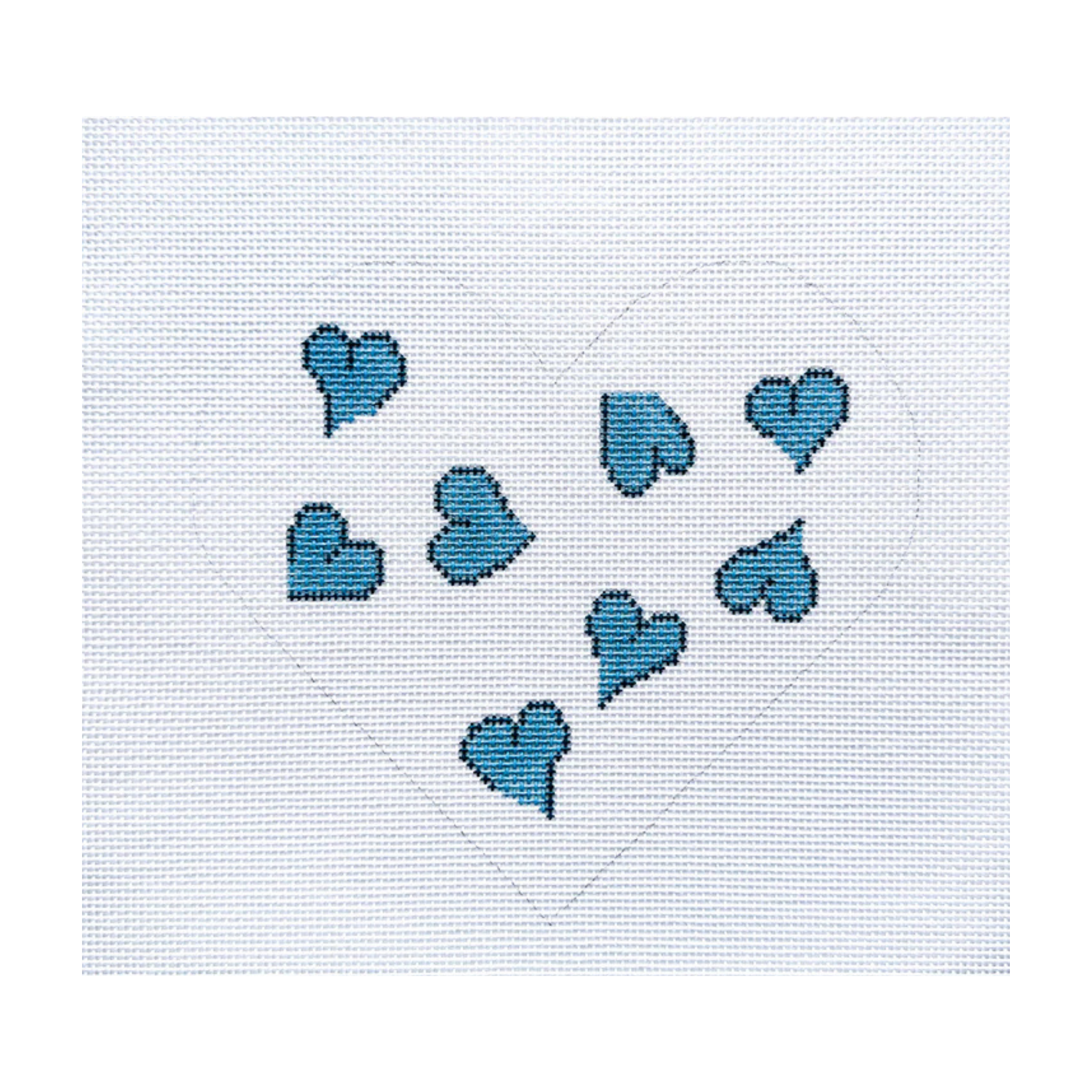 Heart Pillow Needlepoint Canvas