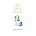 Blue Staffordshire Dog Needle Minder
