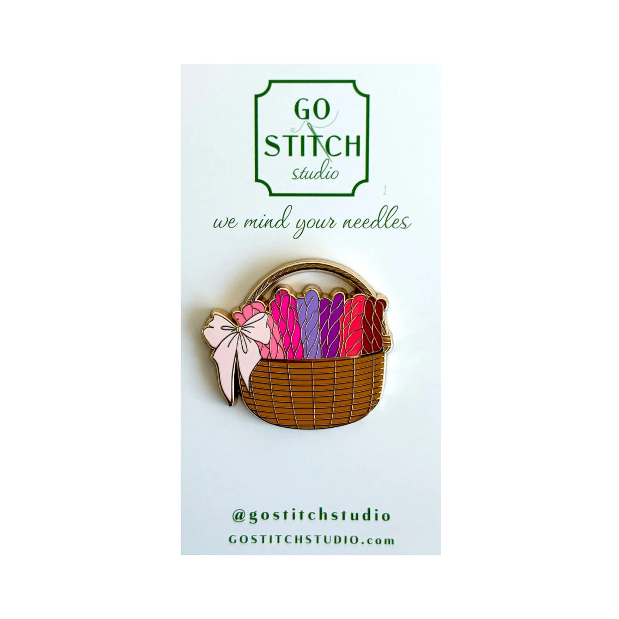 Needlepoint Basket Needle Minder