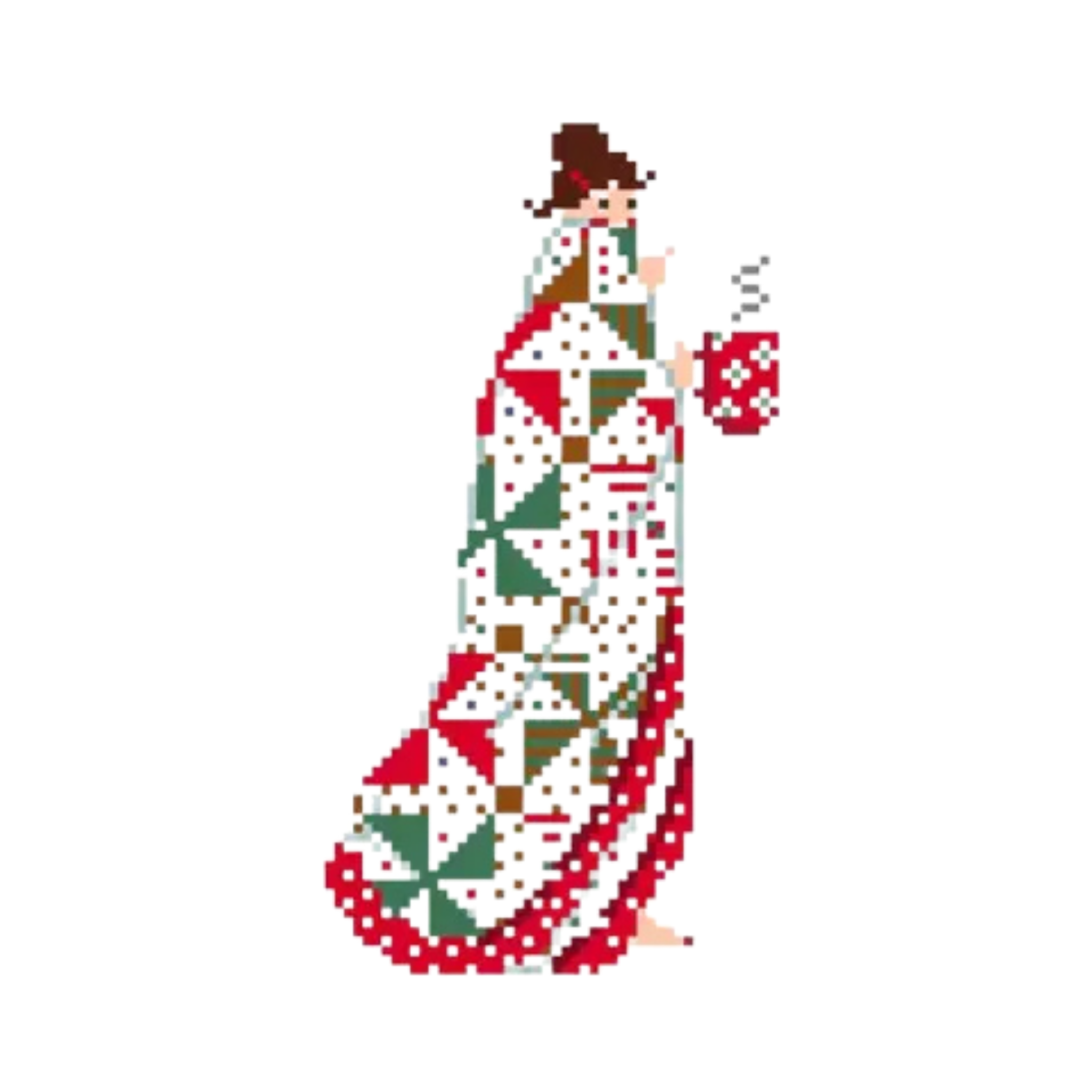 Quilt Xmas Brunette