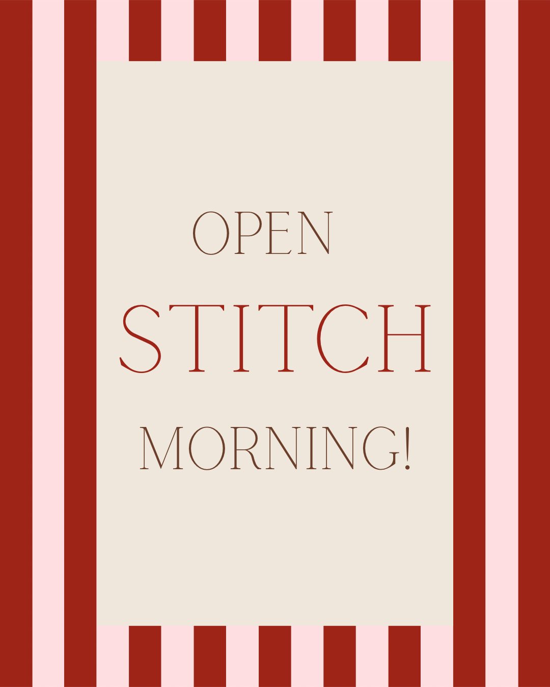 Sunday Stitch Social - June
