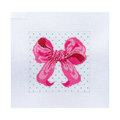 Lilly Pink Mini Bow 5" Round