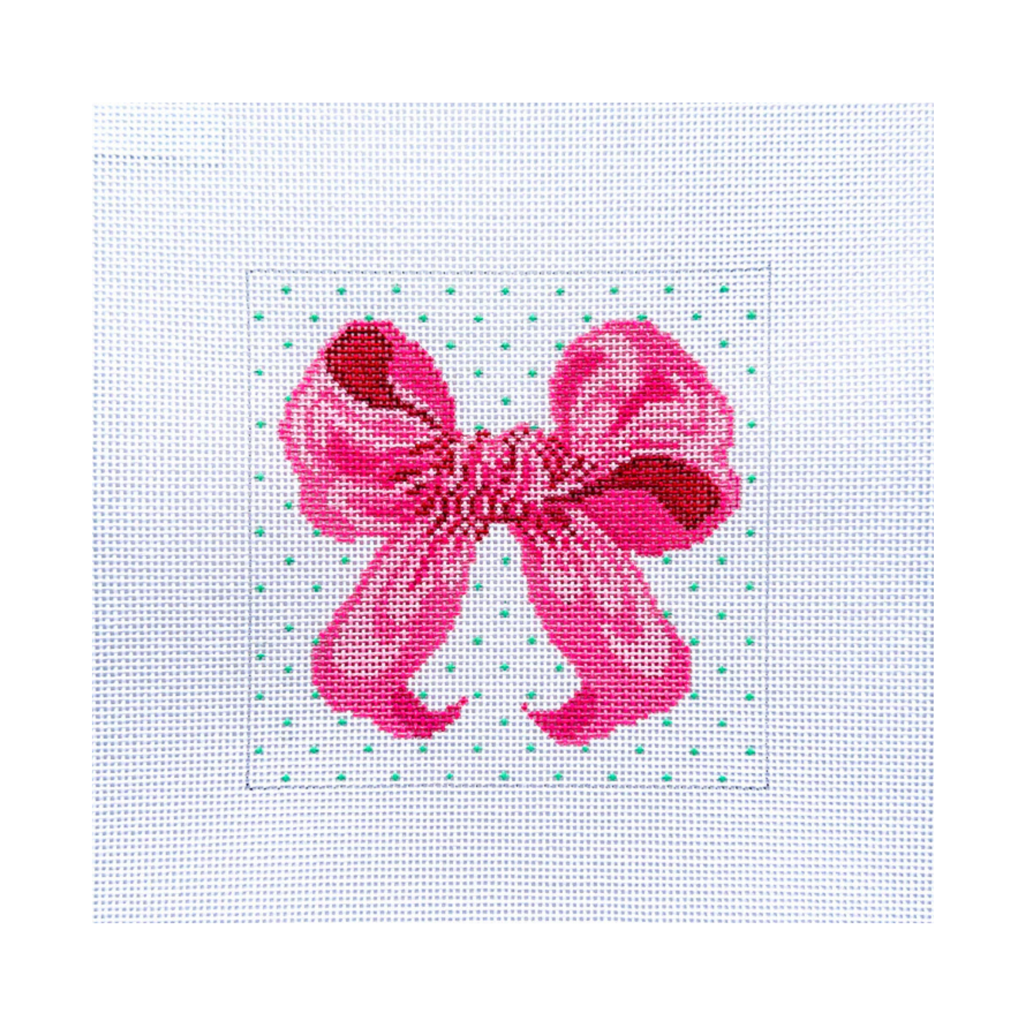 Lilly Pink Mini Bow 5" Round