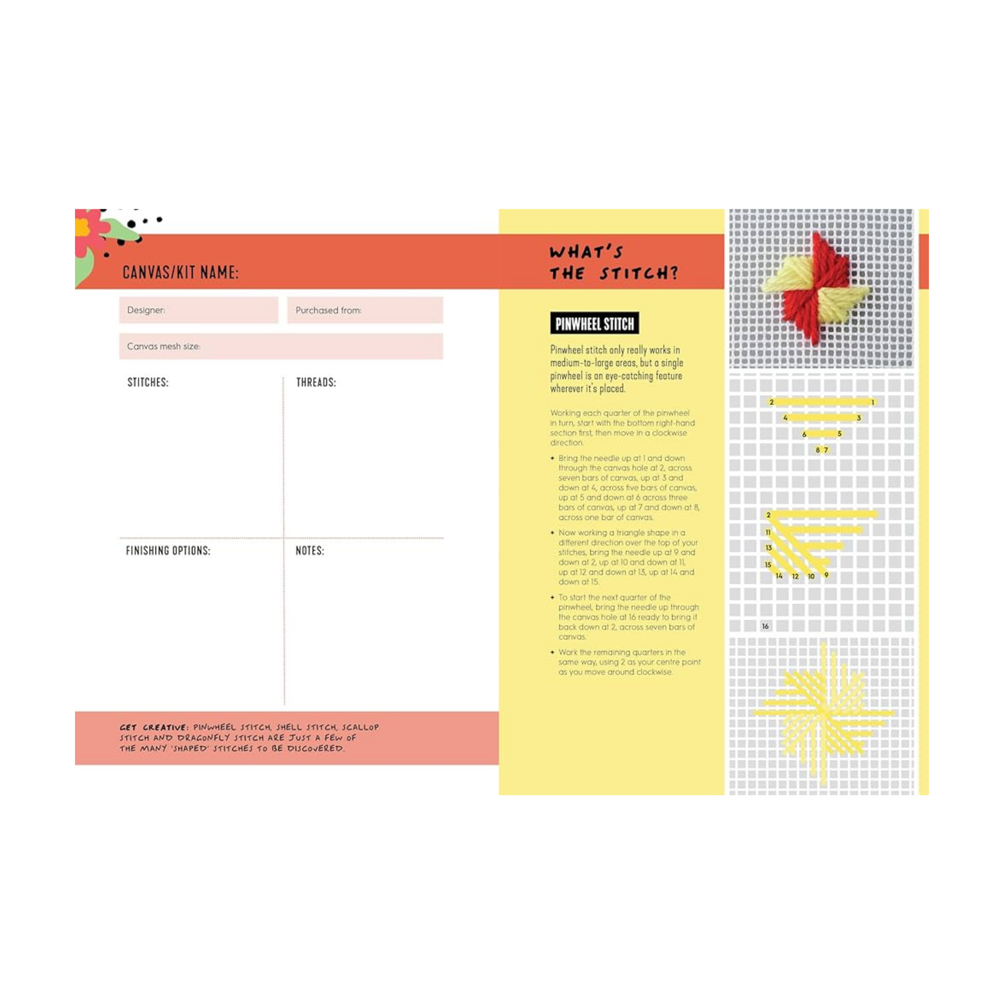 Needlepoint Journal — Track & Record Your Stitching Projects