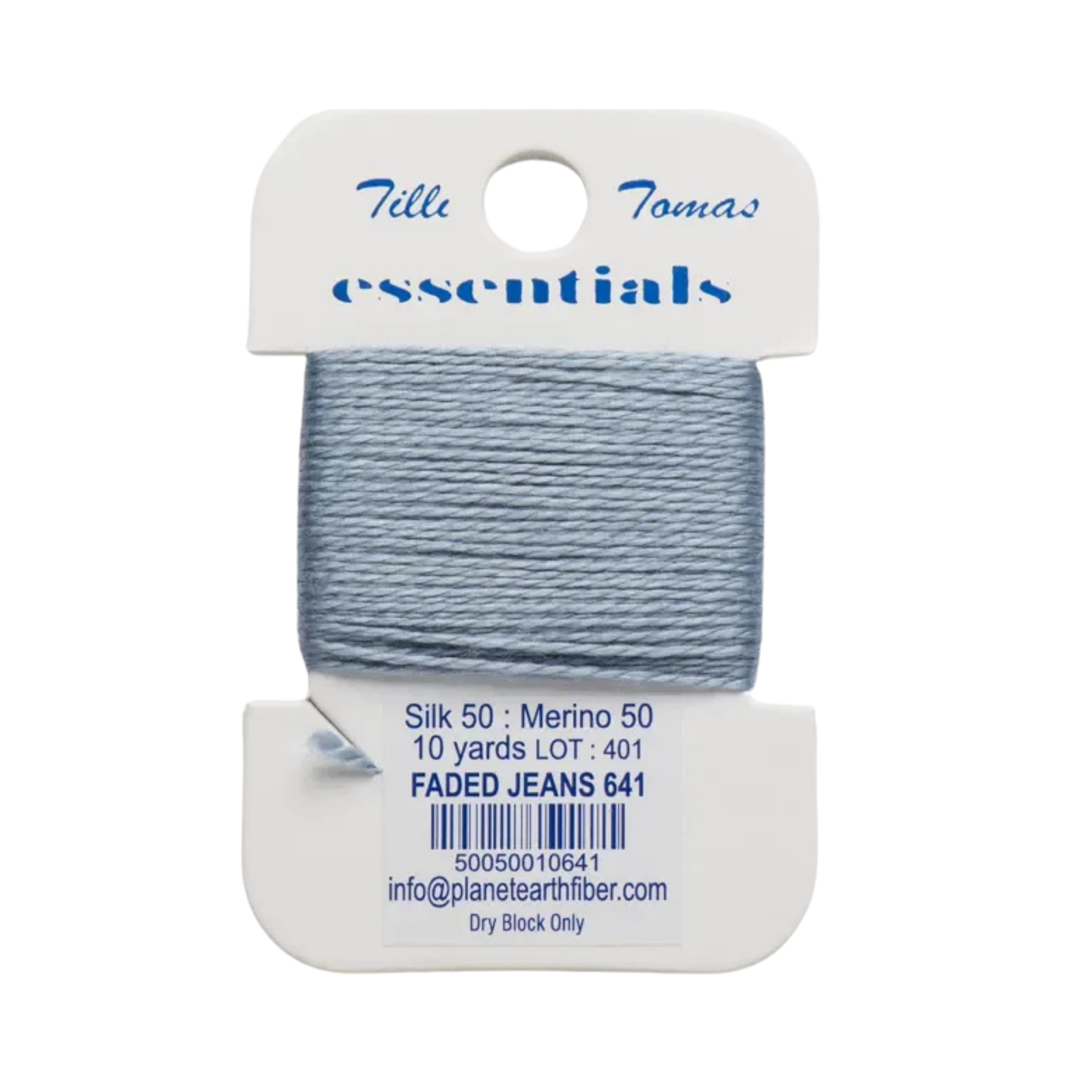 Essentials Card - 641 Faded Jeans