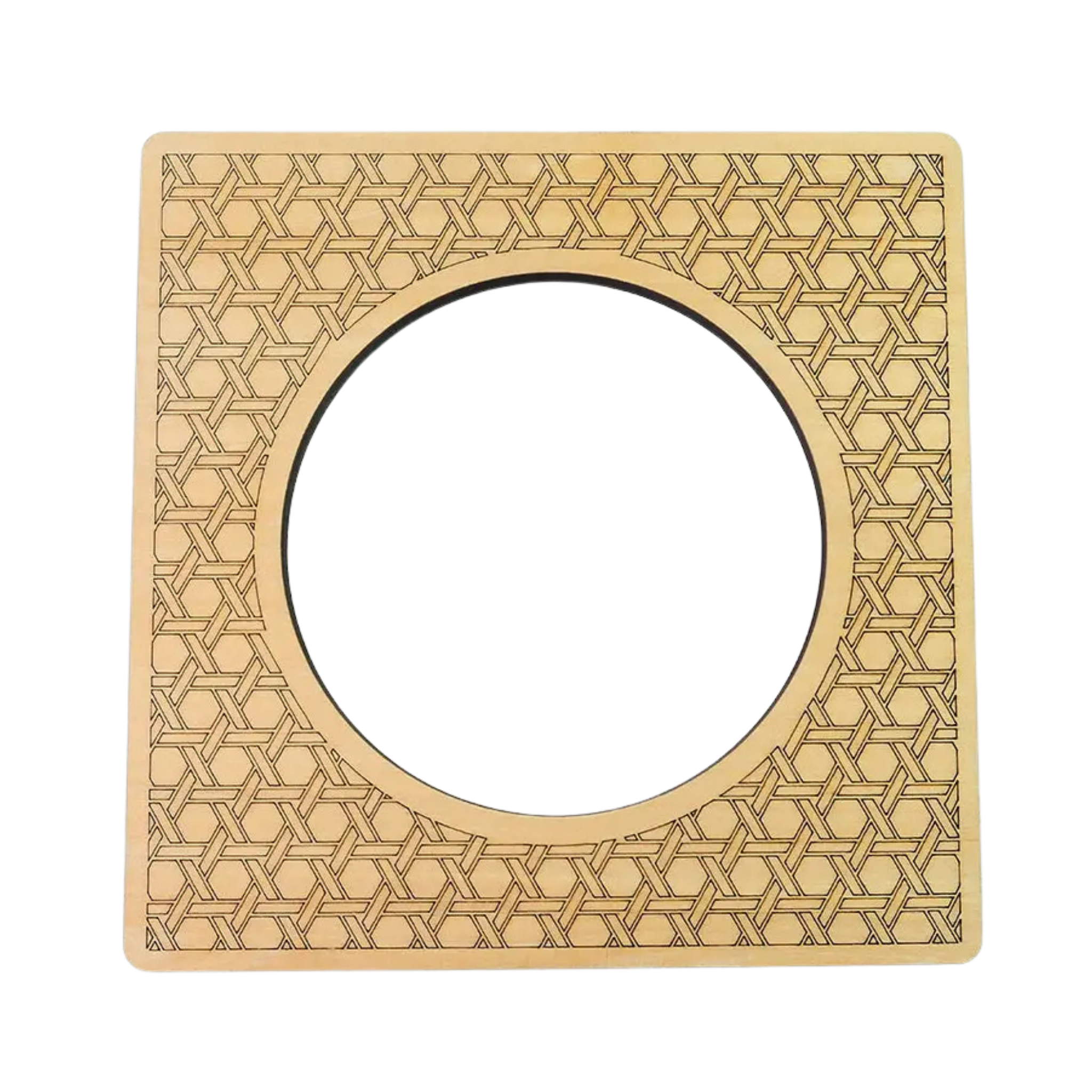 Rattan Square Needlepoint Stretcher Frame