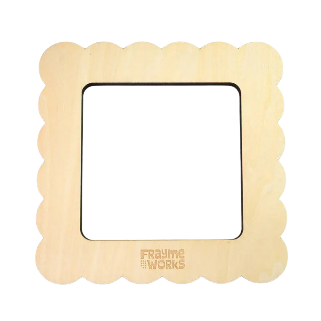 Scallop Square Medium Needlepoint Stretcher Frame