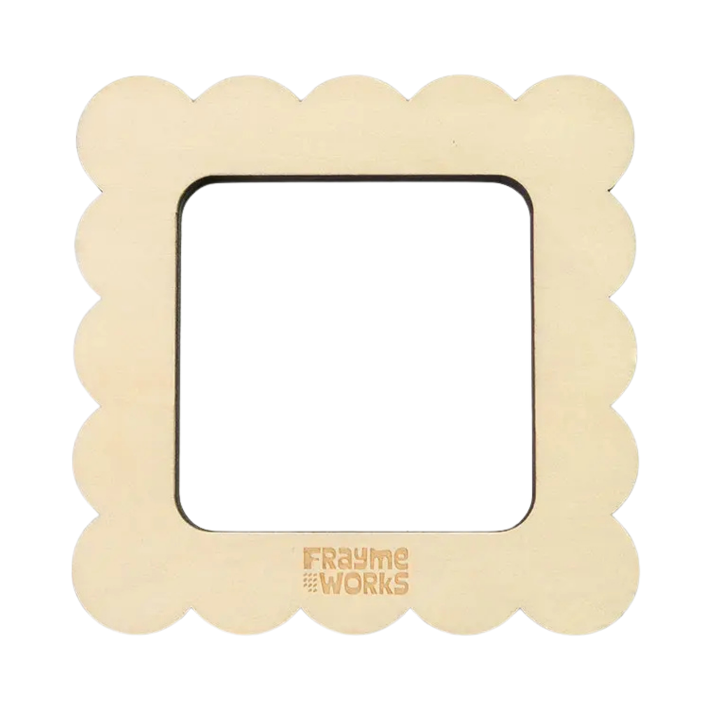 Scallop Square Small Needlepoint Stretcher Frame