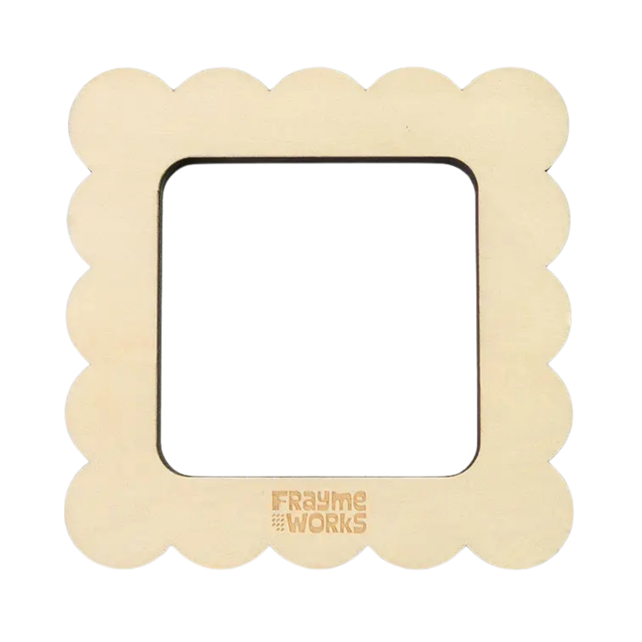 Scallop Square Small Needlepoint Stretcher Frame