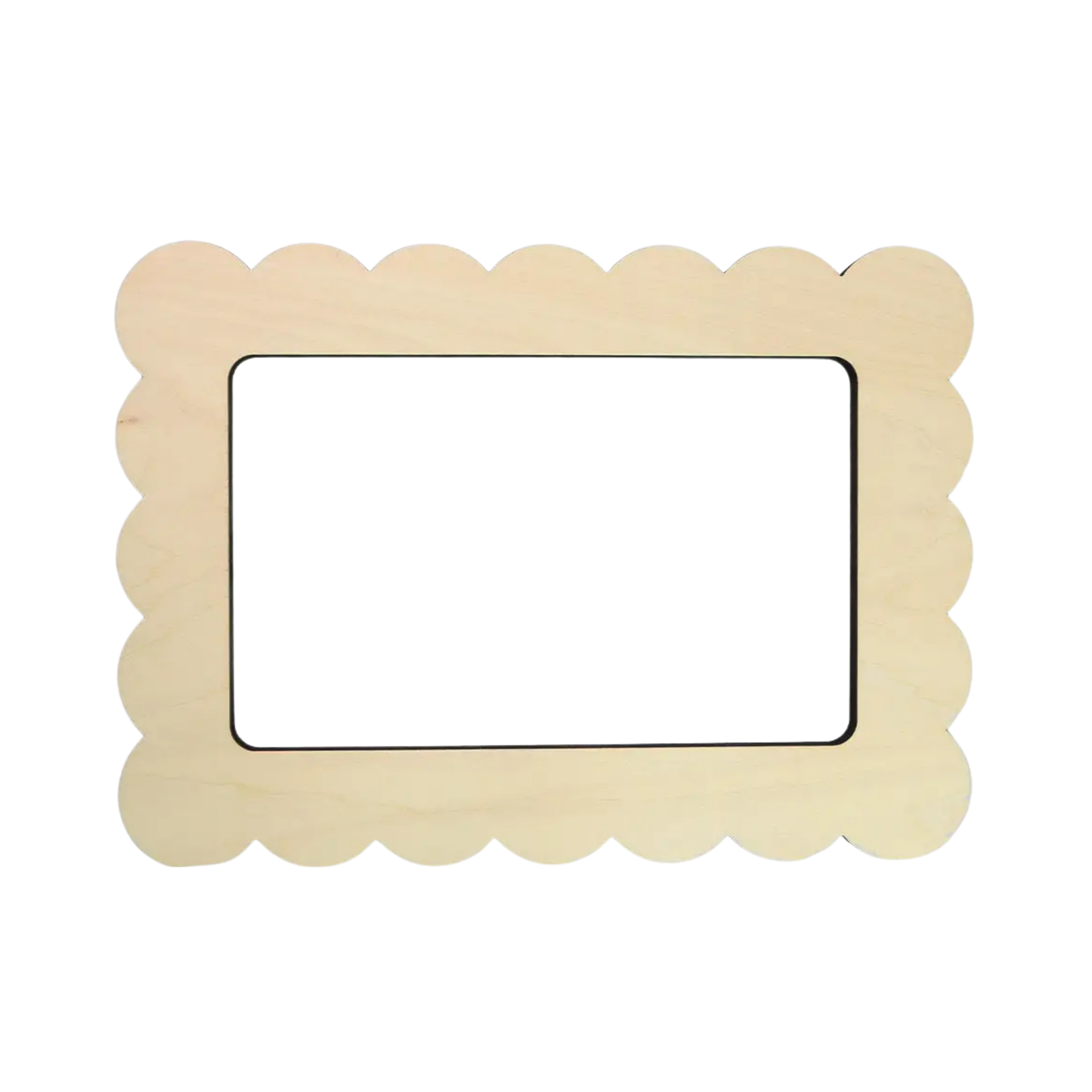 Scallop Rectangle Needlepoint Stretcher Frame