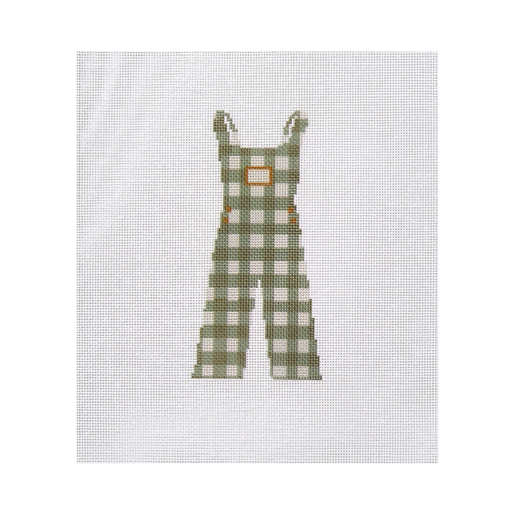 Gingham Overalls