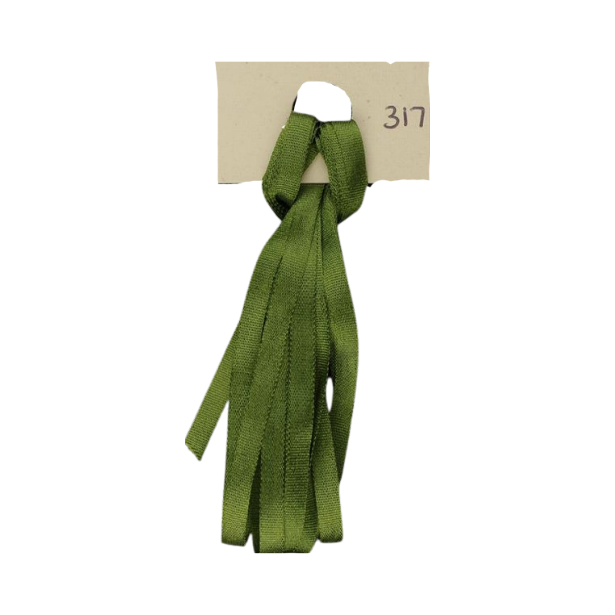 Treenway Silks - 0317 Green Tourmaline Silk Ribbon