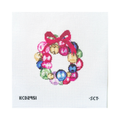 Mini Glass Ornament Wreath