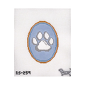Paw Print Cameo