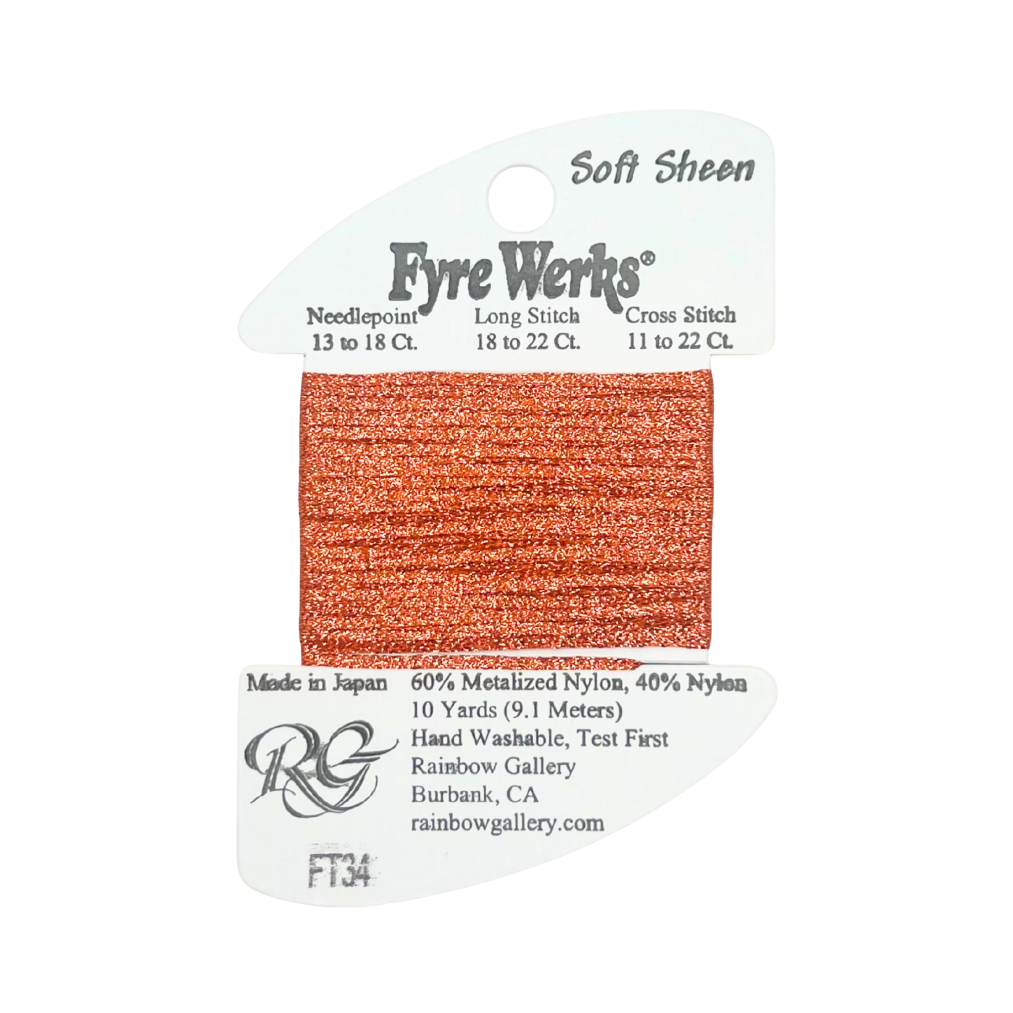 Fyre Werks FT34 Red Orange