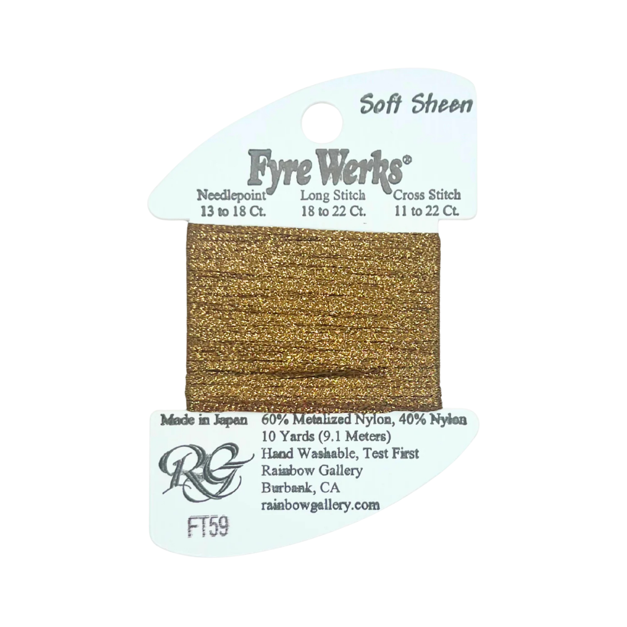 Fyre Werks FT59 Tawny Gold