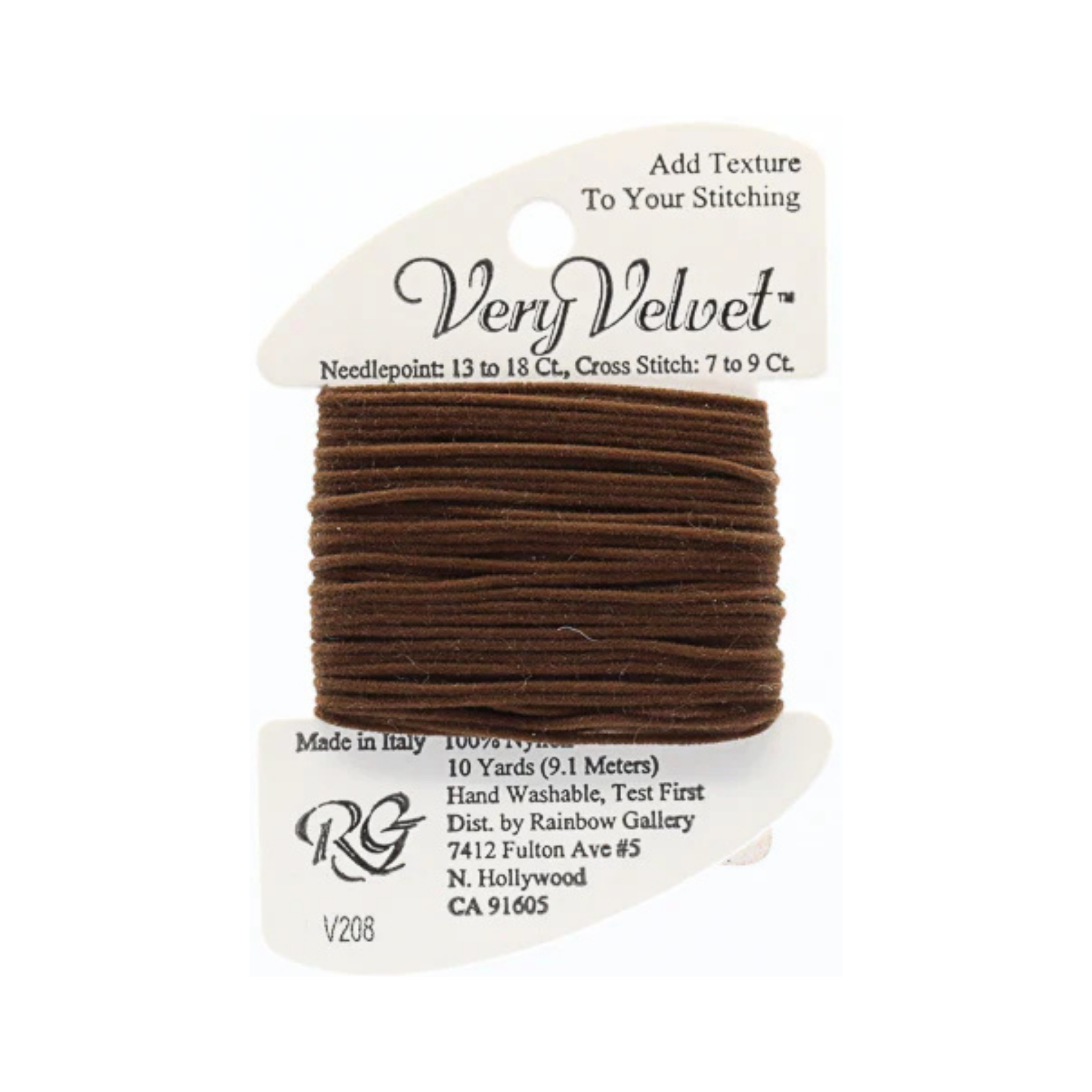 Very Velvet V208 Dark Brown