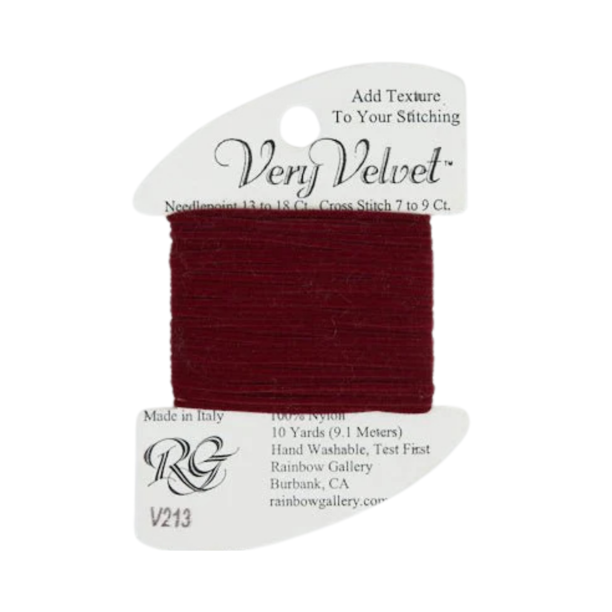 Very Velvet V213 Burgundy