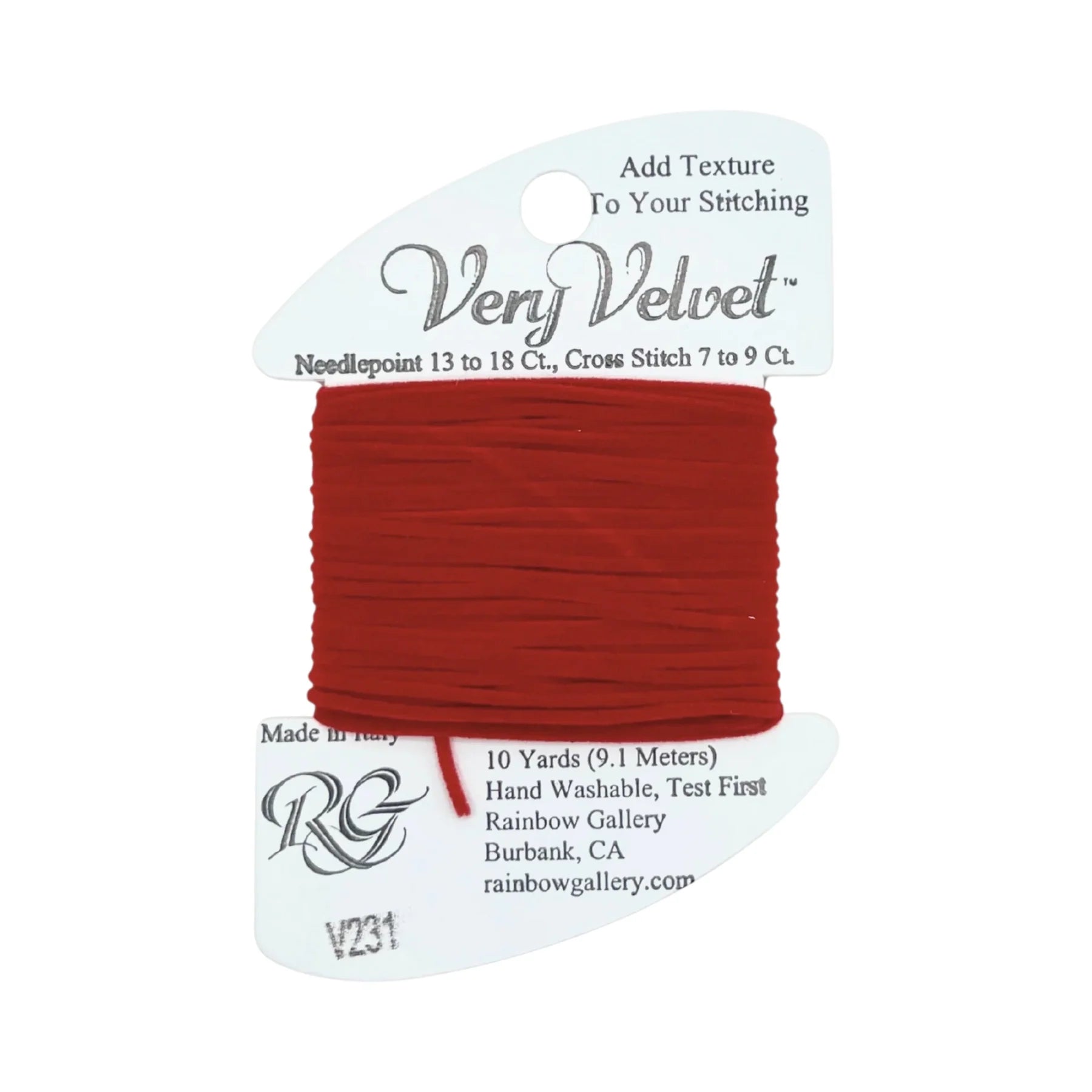Very Velvet V231 Christmas Red