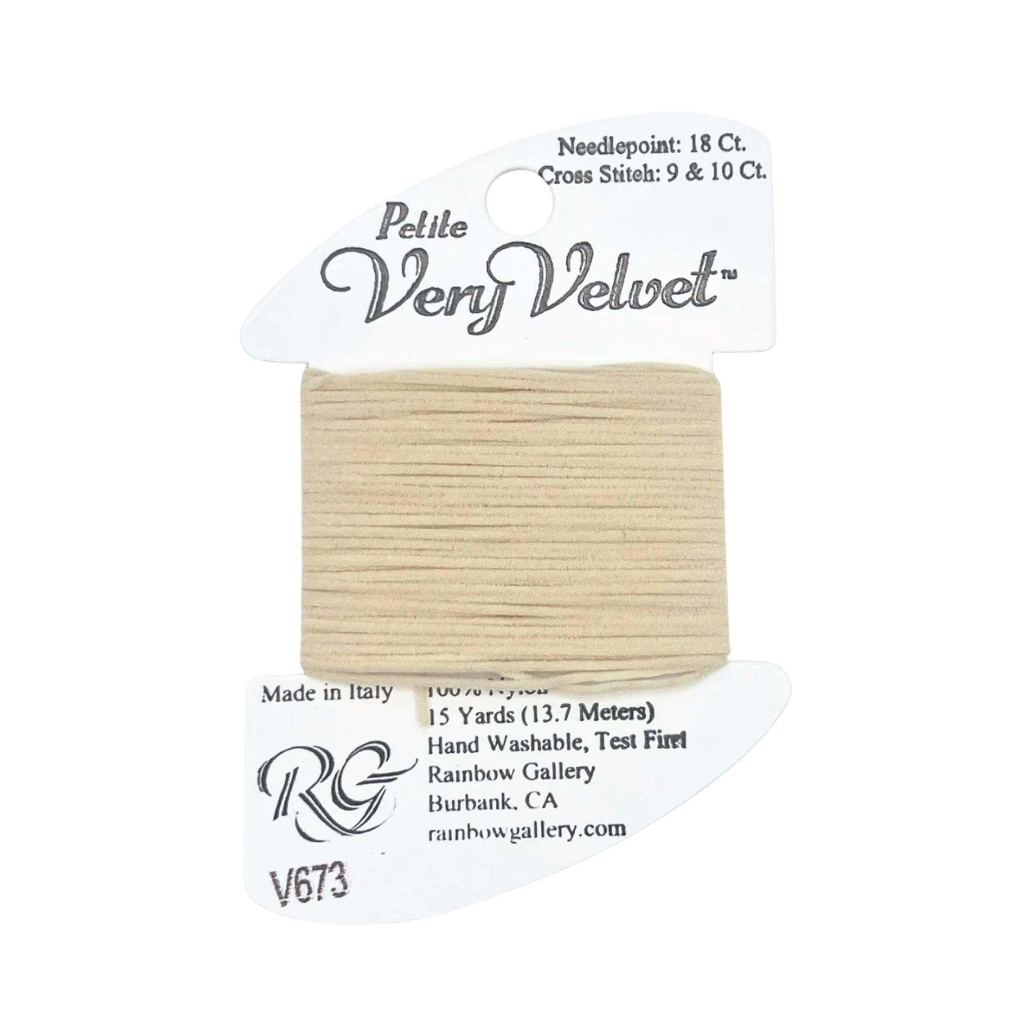 Petite Very Velvet V673 Cream