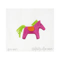 Hot Pink & Lime Pegasus Pony