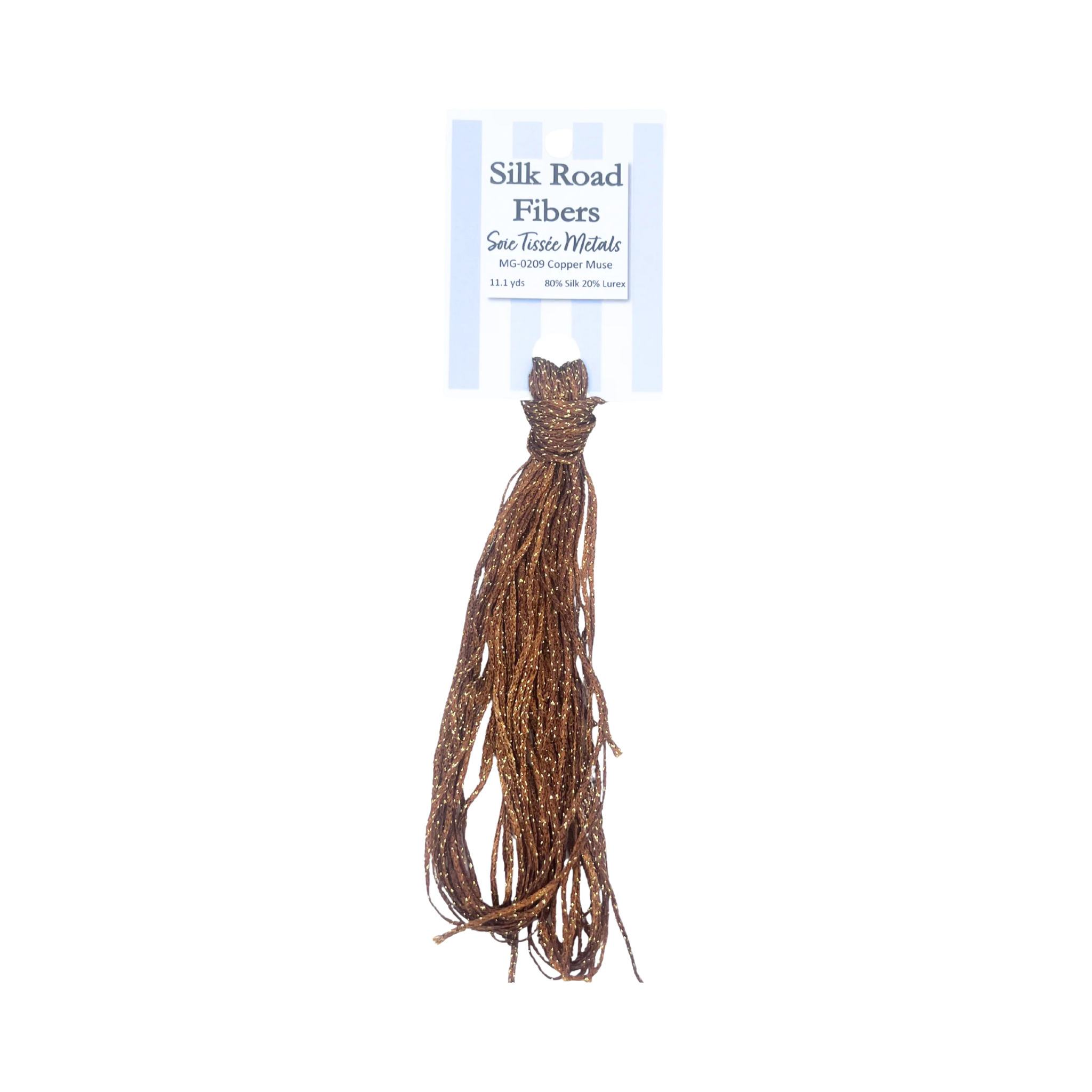 Soie Tissée Metals by Silk Road Fibers - Copper Muse