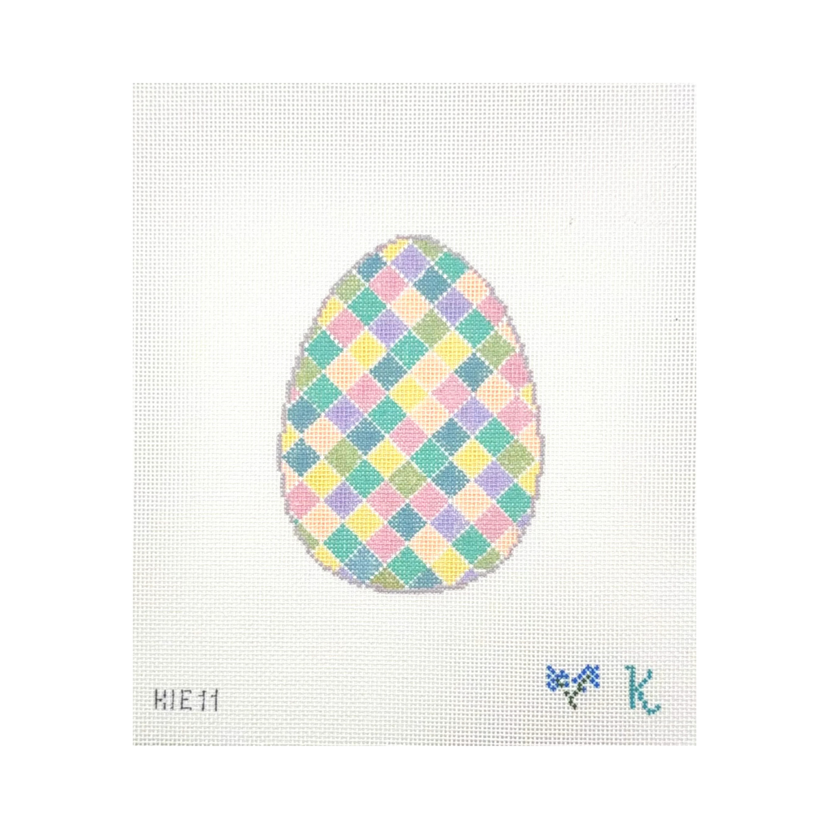 Pastel Trellis Easter Egg