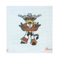 Vintage Mascot with Horns
