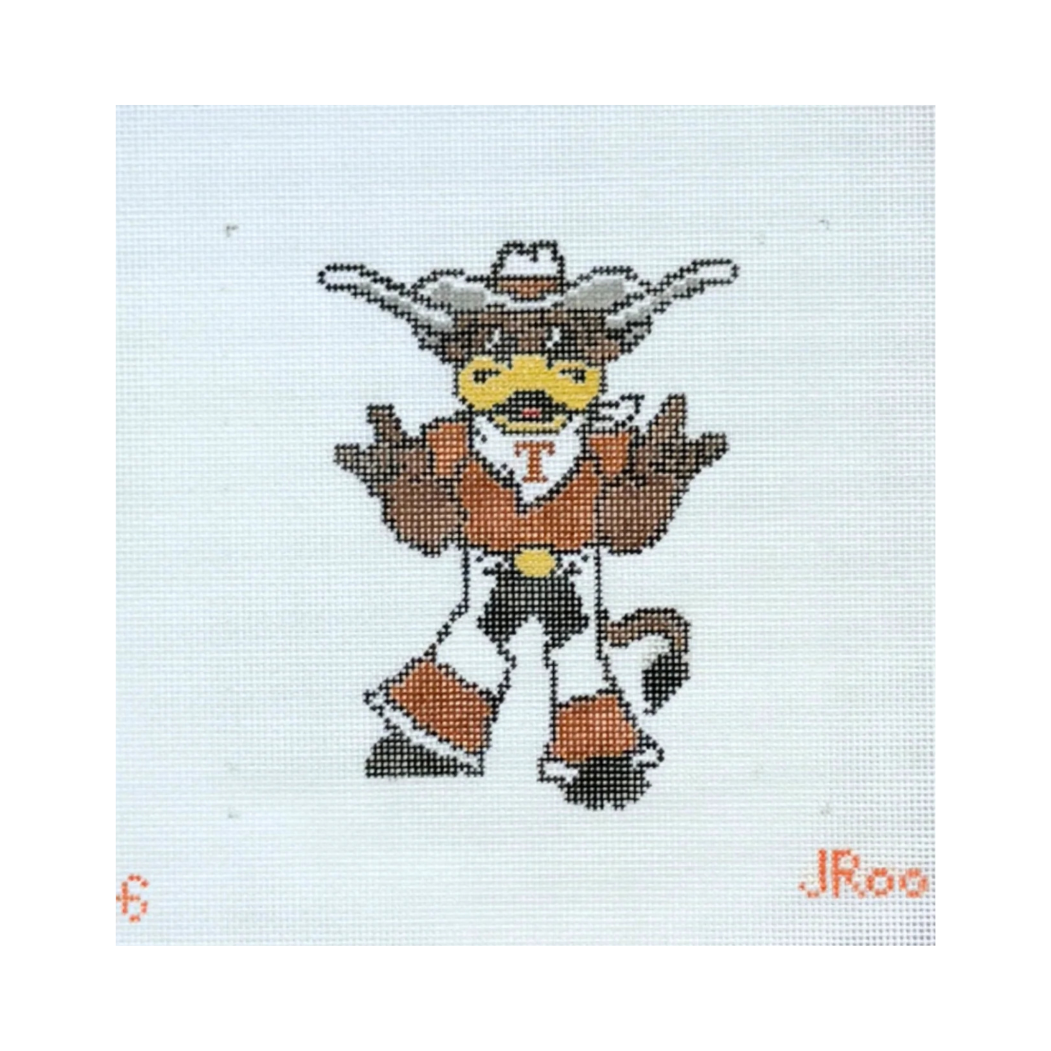 Vintage Mascot with Horns
