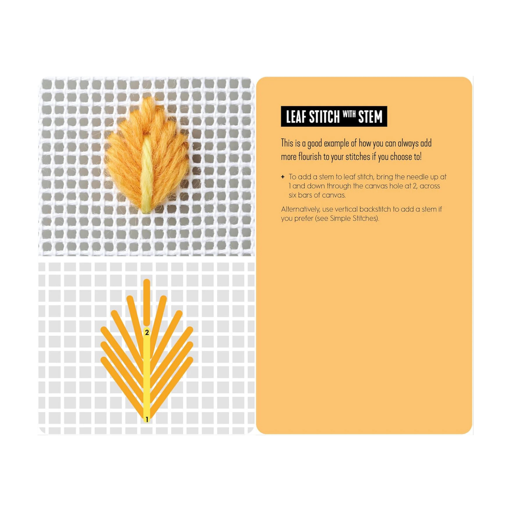 Needlepoint: A Modern Stitch Directory Card Deck