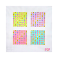Ombre Rainbow Chain Coasters